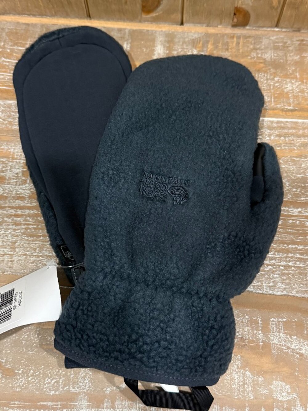MOUNTAIN HARDWEAR HICAMP SHERPA MITT UNISEX LARGE WINTER MITTEN Gray New Warm